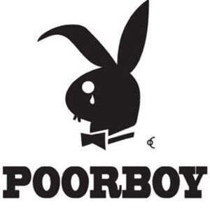 poorboy sad crying playboy bunny vinyl decal sticker